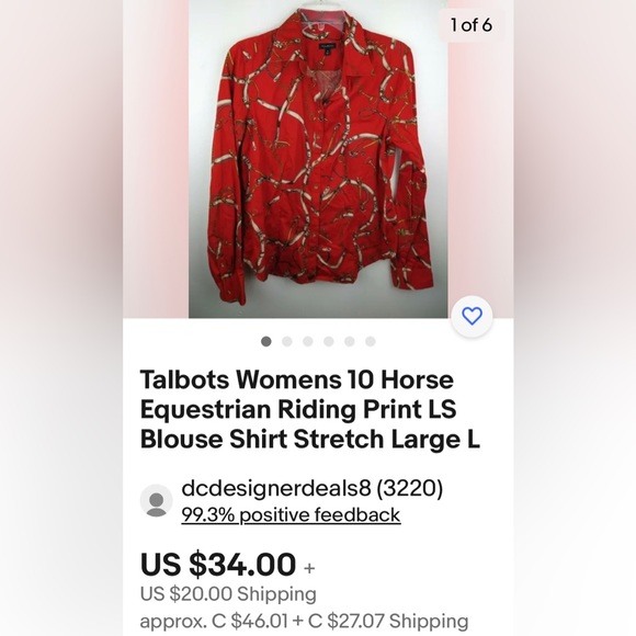 Talbot equestrian harness blouse - Picture 17 of 17